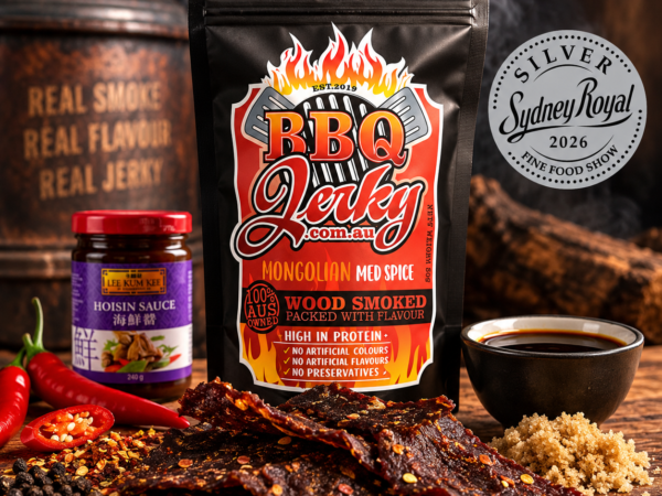 Award-winning Mongolian Beef Jerky – Australian wood smoked beef jerky