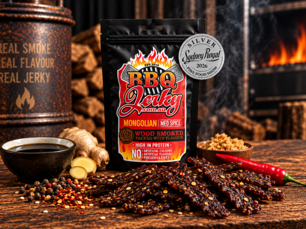Award-winning Mongolian Beef Jerky with Sydney Royal Silver medal