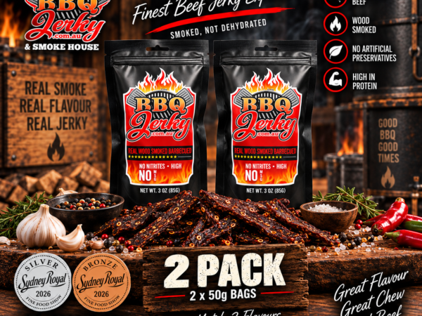 Award-winning BBQ Jerky 2 Pack with Sydney Royal Silver and Bronze medals