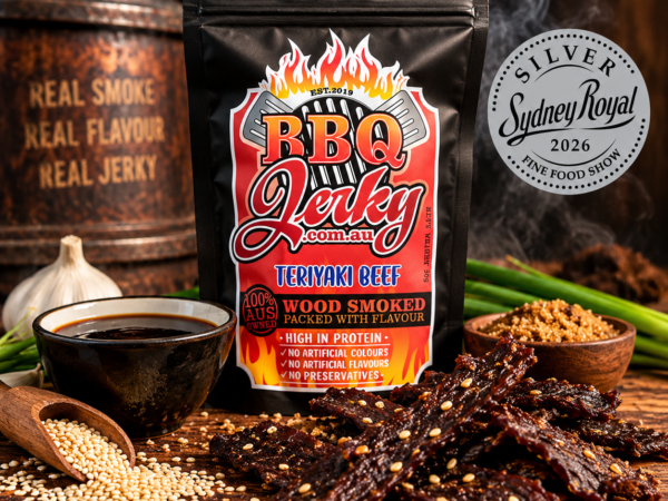 Award-winning Teriyaki Beef Jerky – Sydney Royal 2026 Silver Medal