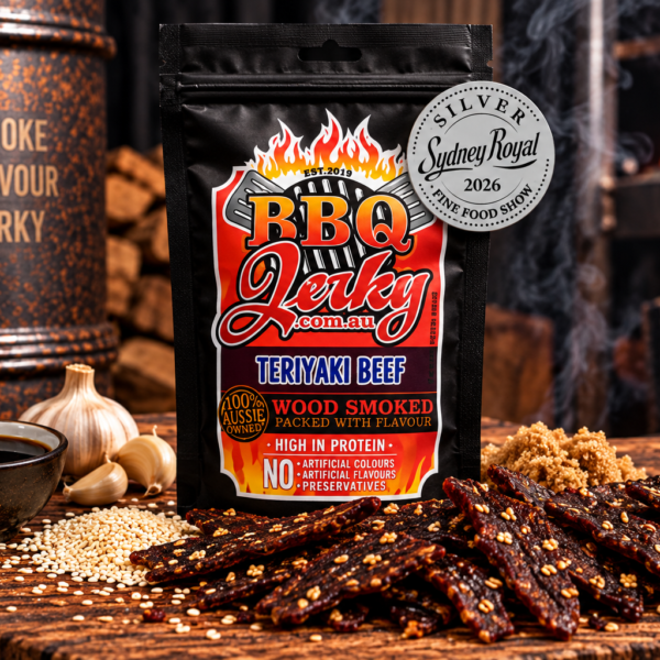 Award-winning Teriyaki Beef Jerky with Sydney Royal Silver medal