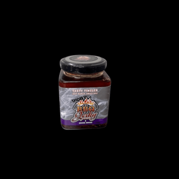 Tasty Tingler smoked garlic chilli oil hot – BBQ Jerky